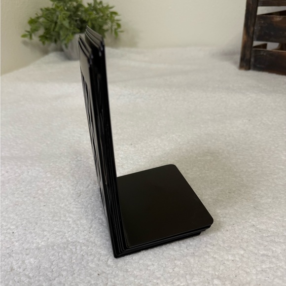 6 black metal tree bookends - Picture 3 of 7